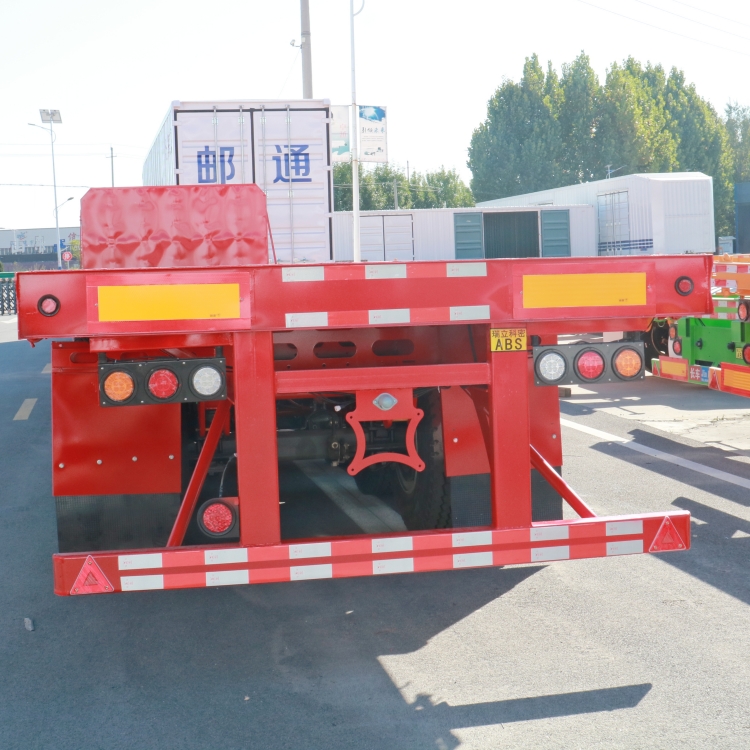 Flatbed Trailer with Front Wall