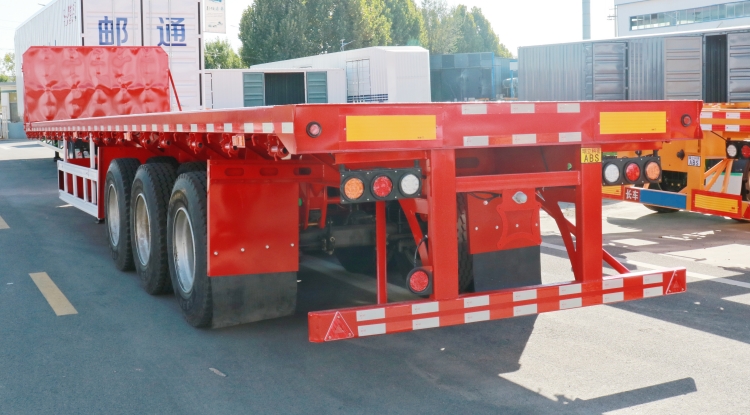 Flatbed Trailer with Front Wall
