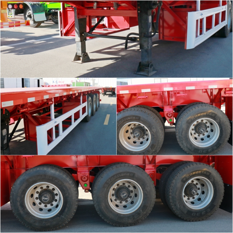 Flatbed Trailer with Front Wall