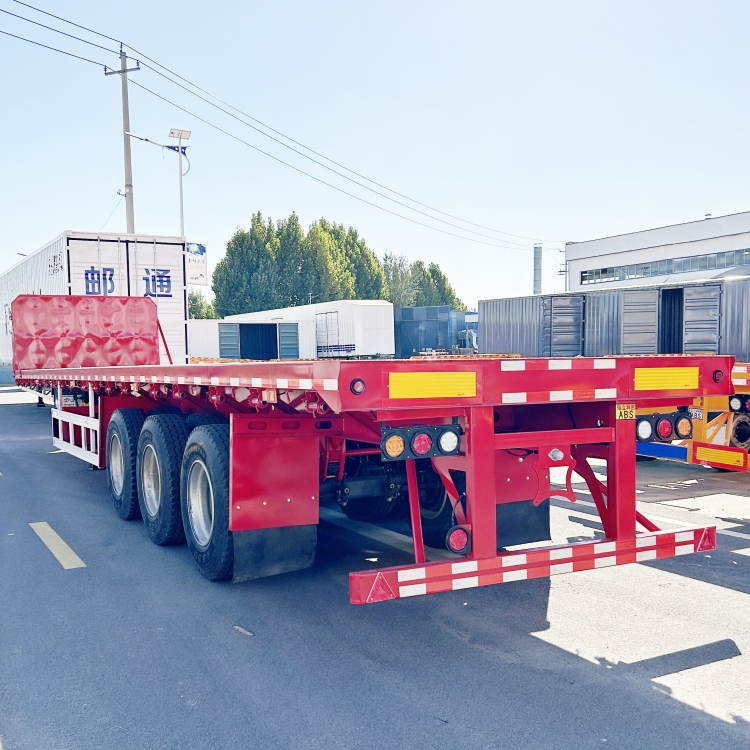 Flatbed Trailer with Front Wall