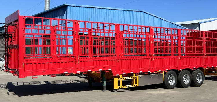 Livestock Fence Cargo Semi Trailer