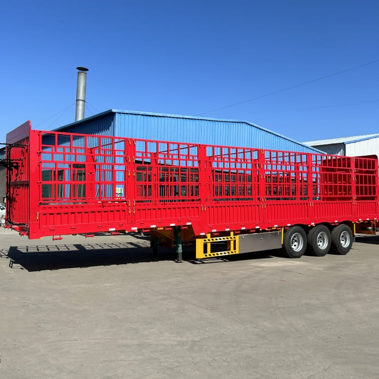 Livestock Fence Cargo Semi Trailer