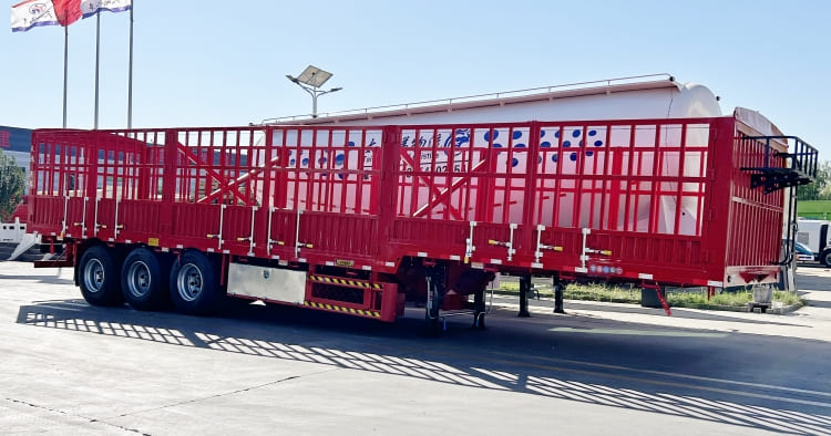 Livestock Fence Cargo Semi Trailer