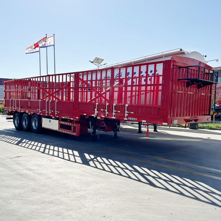 Livestock Fence Cargo Semi Trailer