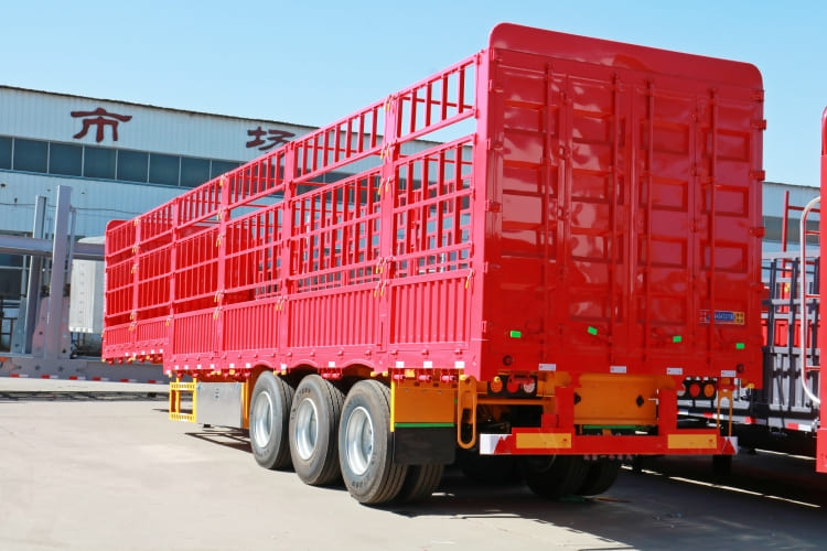 Livestock Fence Cargo Semi Trailer