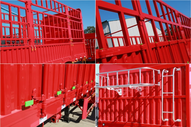 Livestock Fence Cargo Semi Trailer