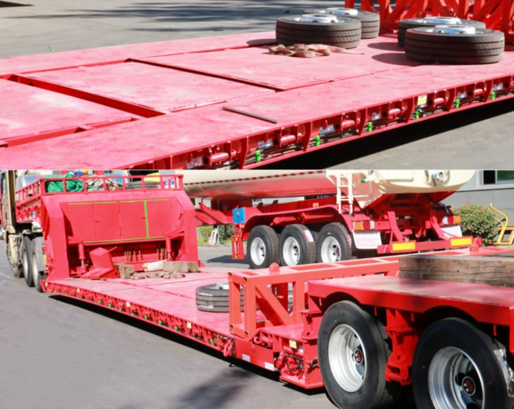 100 Ton Gooseneck Lowboy Trailer