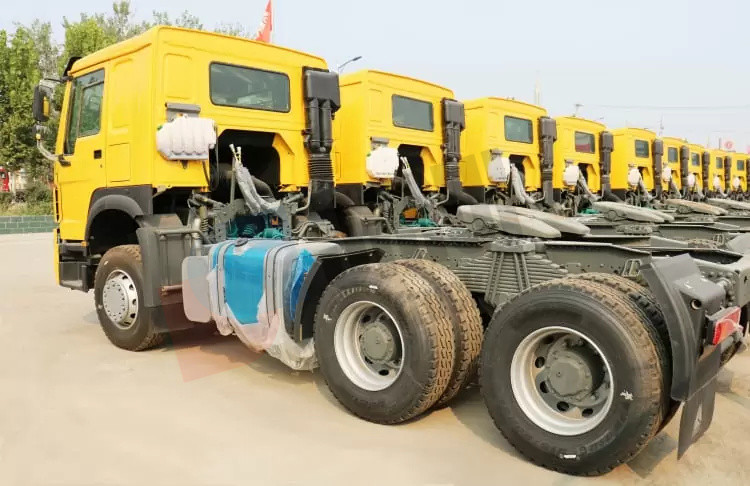 HOWO 371 truck head 6X4 delivered to Ethiopia