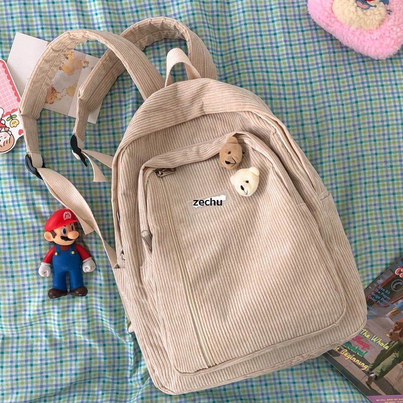 キャンバス　少女　新作　リュックサック　学生　バックパック