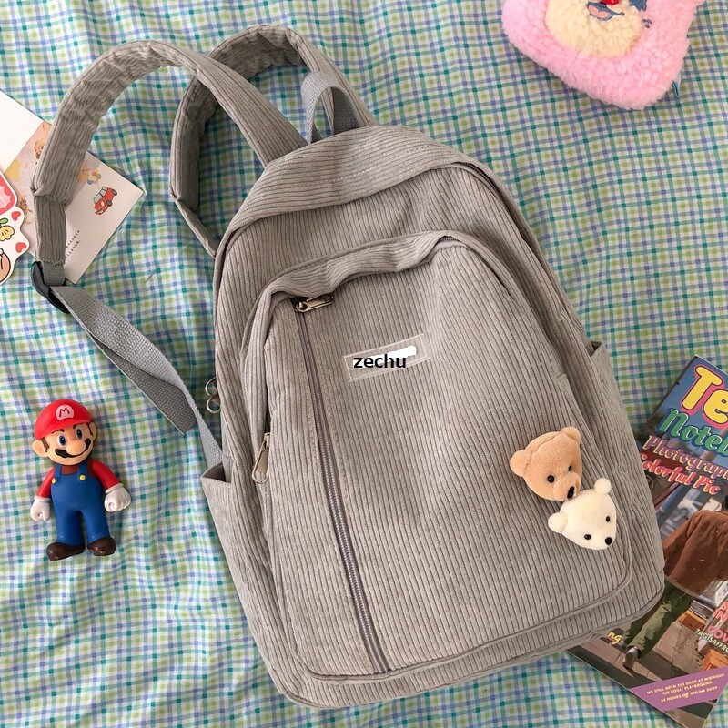 キャンバス　少女　新作　リュックサック　学生　バックパック