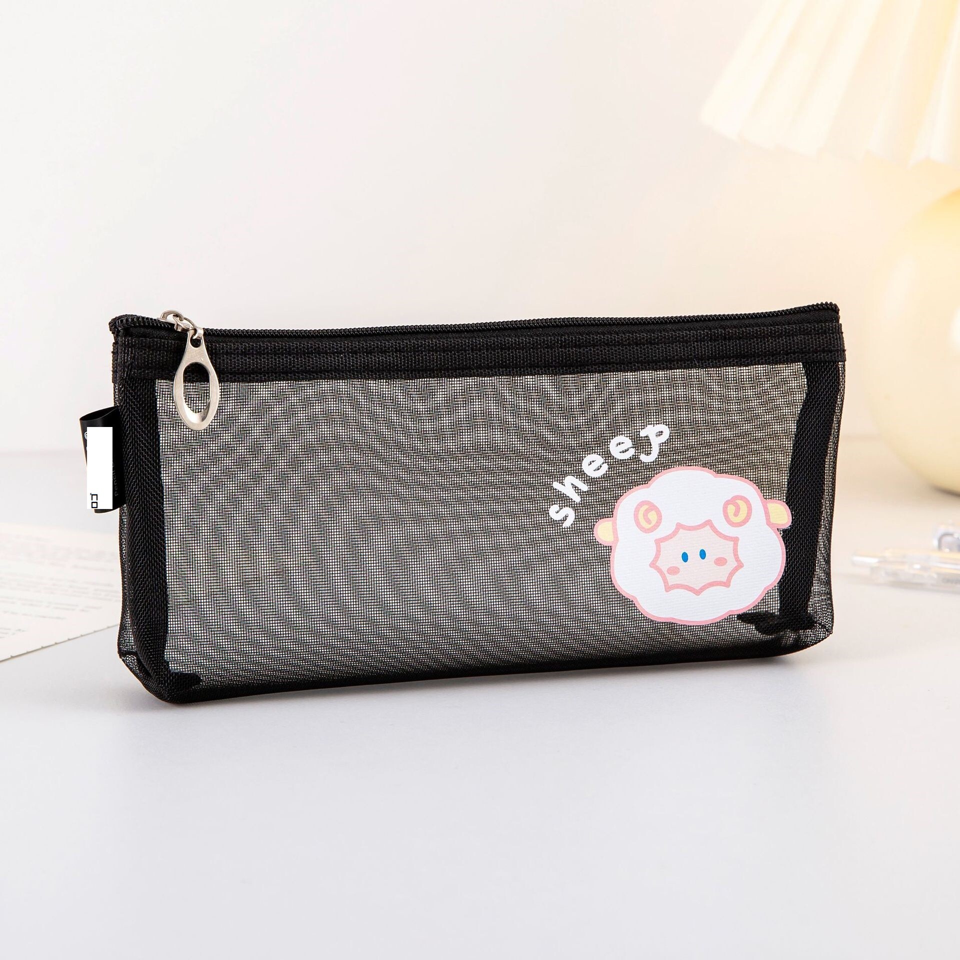  鉛筆 ケース 文具 バッグ メッシュ 鉛筆 ケース ペン 収納 ホルダー 文具 コンテナ ペン ポーチ