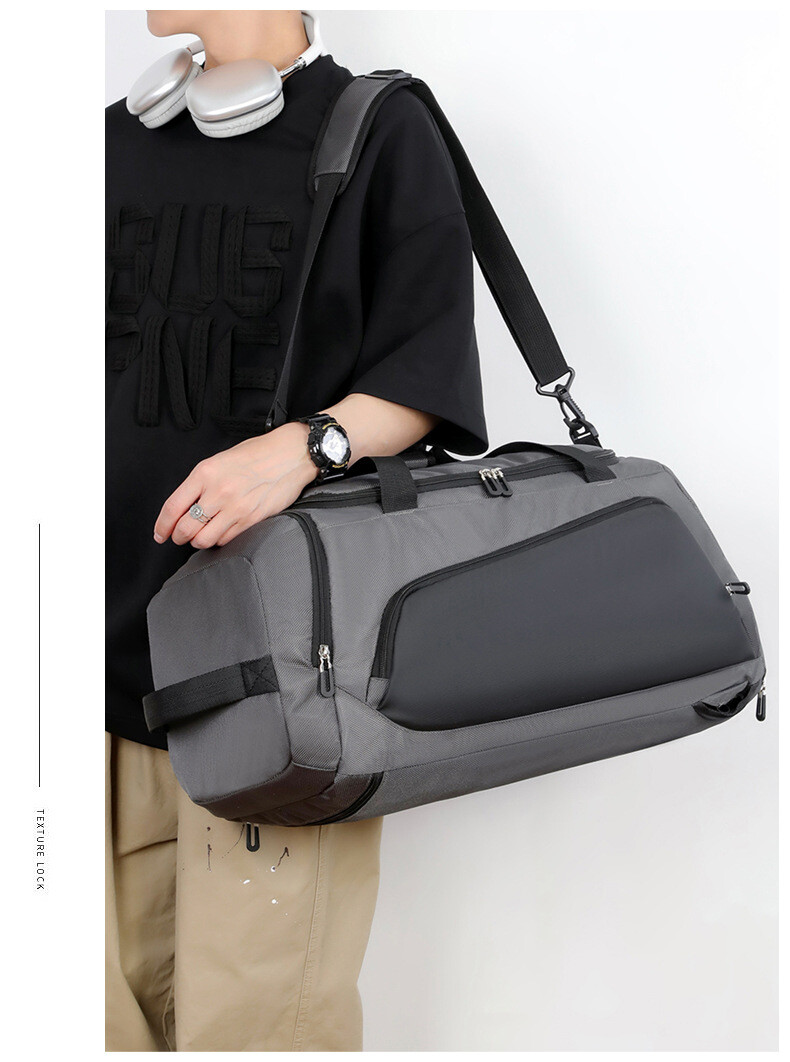 スポーツバッグ メンズ ダッフルバッグ メンズ ボストンバッグ ジムバック リュック型可能 3way 旅行バッグ シューズ収納 大容量 防水 軽量 乾湿分離 アウトドア ユニセックス 人気