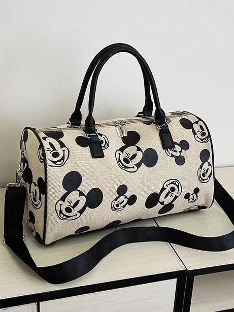 バッグ BAG ミッキーカジュアルバッグシリーズ デッサン柄 ボストンバッグ