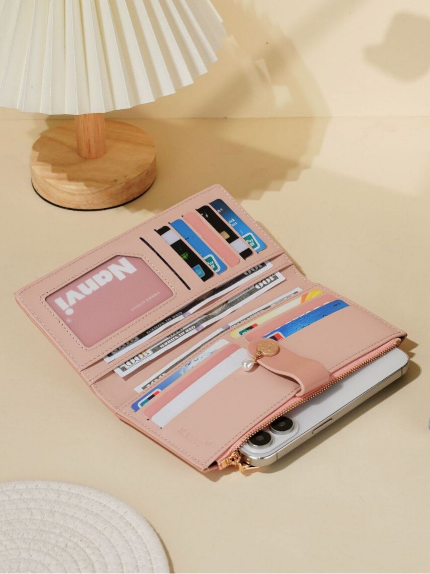 財布 三つ折り 長財布 小銭入れ 軽量 ウォレット カード 収納 レディース メンズ 男女兼用 多彩