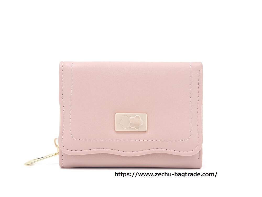 ミニ財布 三つ折り財布 レディース 小さい財布 スキミング防止 小銭入れ付き みつおり財布軽量 コンパクト RFID