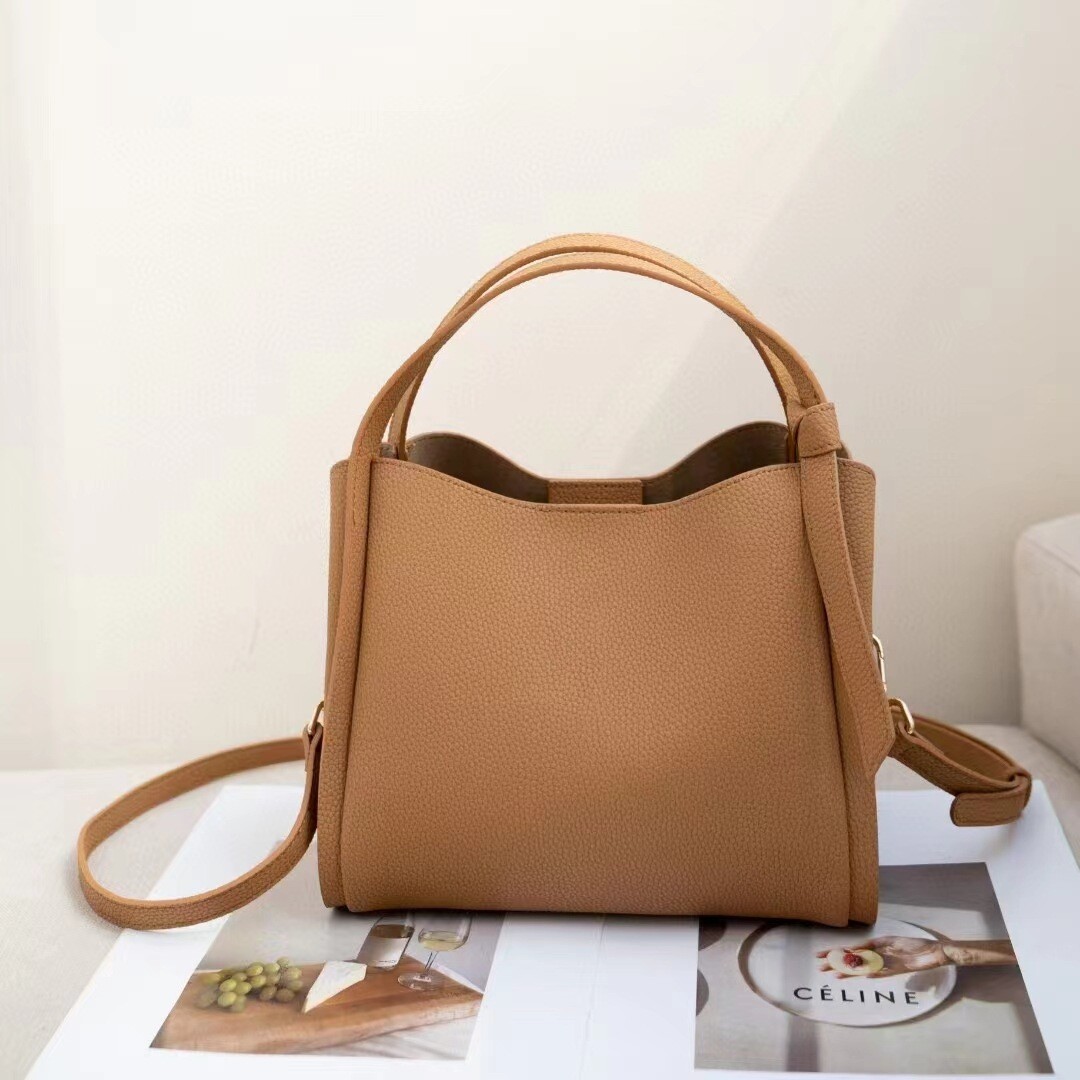 バケットバッグ　ワンショルダー　手提げ　2way　高品質PU