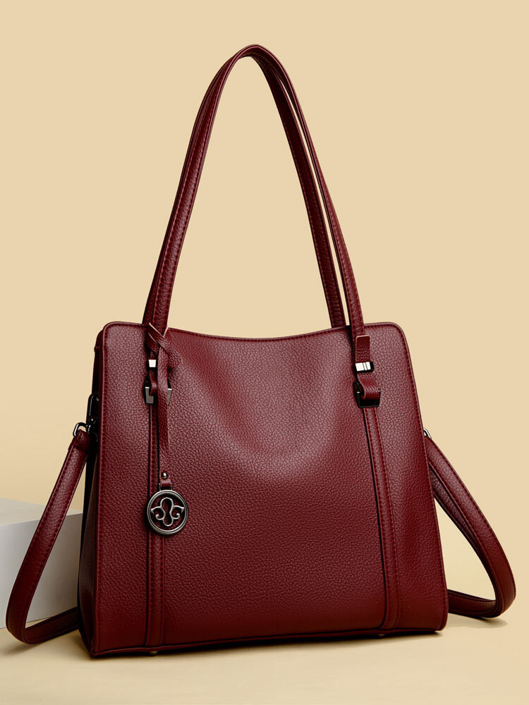 レディース　ハンドバッグ　オリジナル　バッグメーカー　高品質なPUレザー　ショルダーバッグ