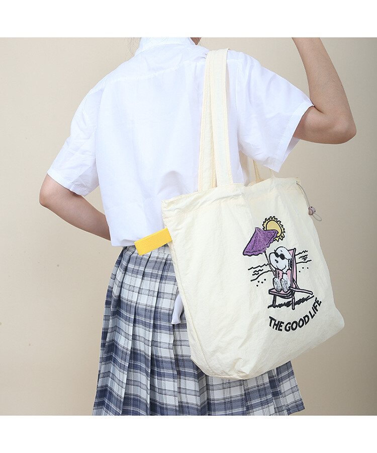 2025　新作　ワンショルダーバッグ　帆布　キャンバス生地　刺繍　エコ　バッグ　鞄作り工場