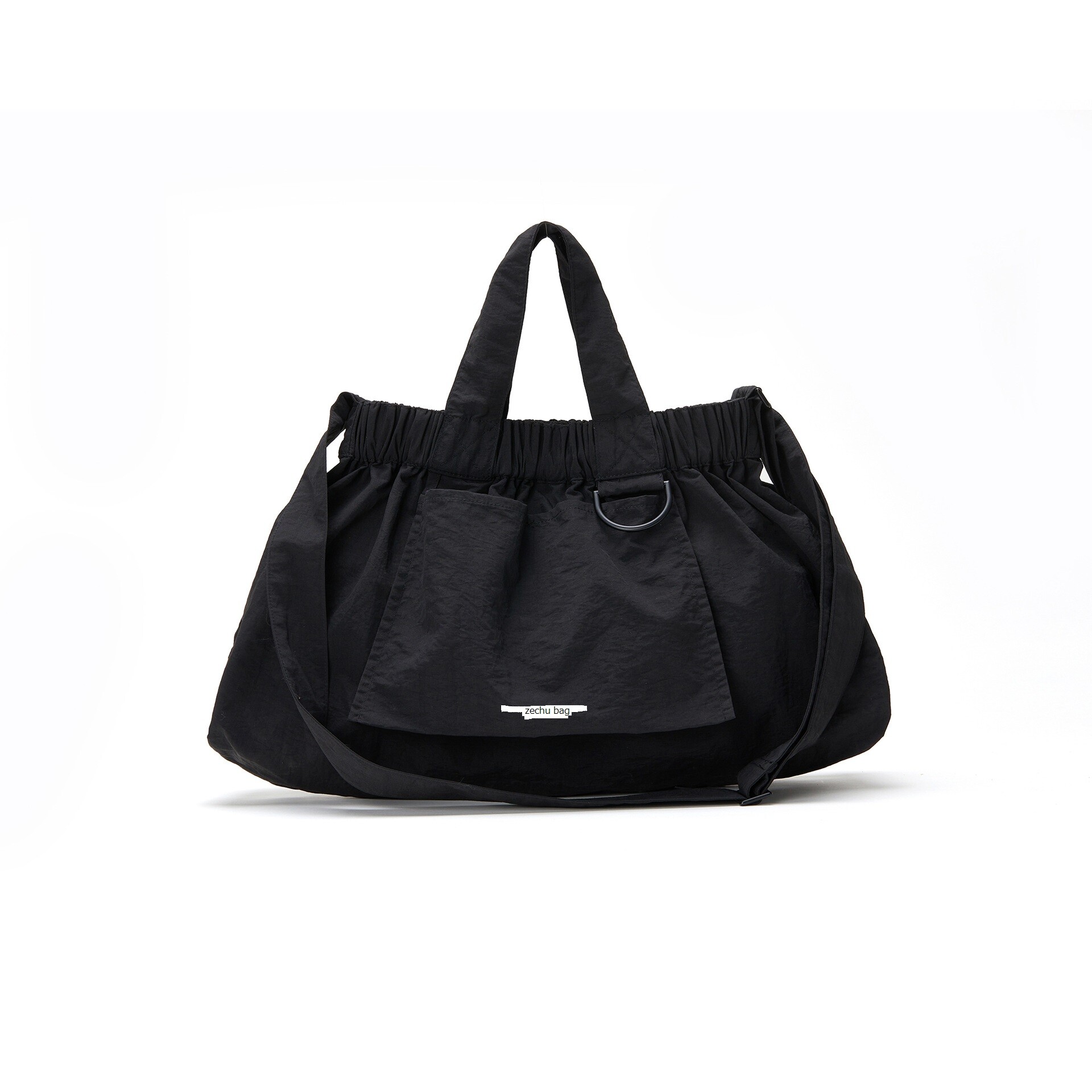 2025　新作　ギャザーハンドバッグ　手提げ&ショルダー　2way　掛け方　ナイロン　軽量　エコバッグ