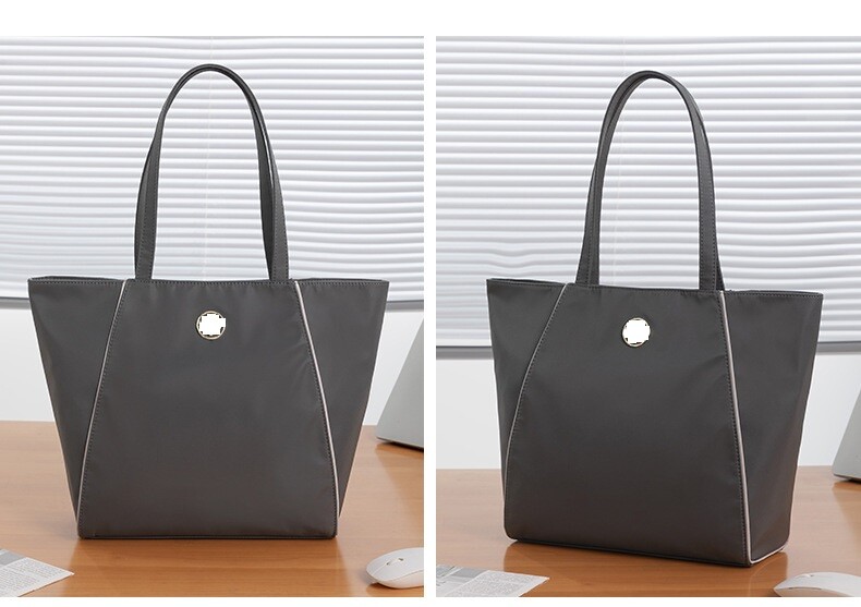 オックスフォード　防水　大容量　レディース　トート　シンプル　通勤　カジュアル　軽量　ショルダーバッグ