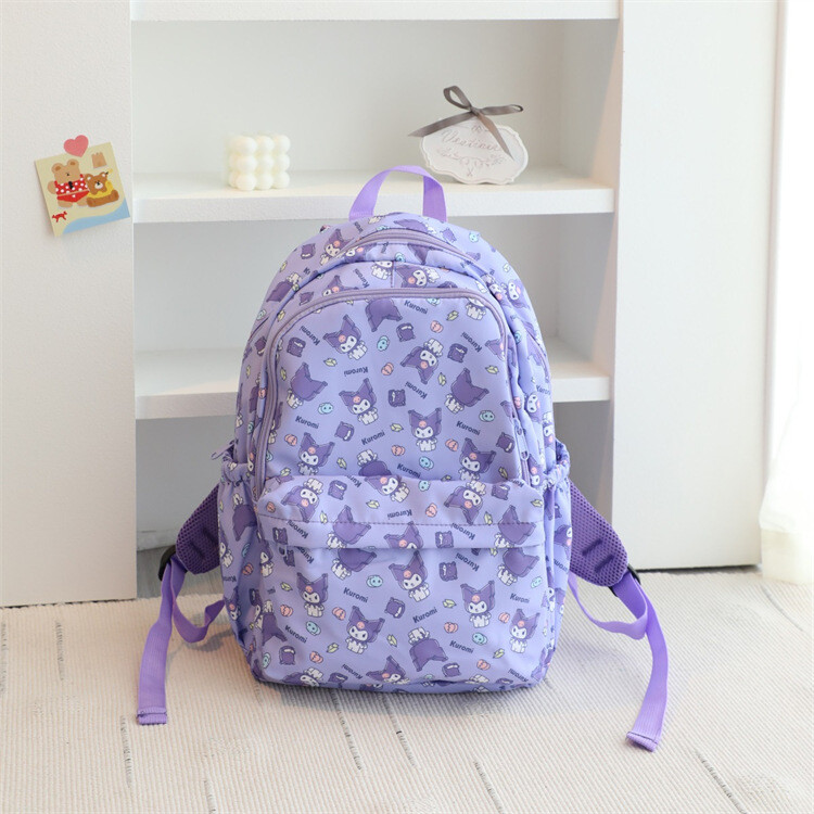 日本向け　JAPAN風　小学生　鞄　ディーバッグ　バックパック　リュックサック　オックスフォード　軽量　撥水　総柄　サンリオ