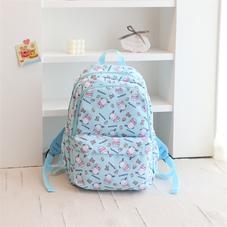 日本向け　JAPAN風　小学生　鞄　ディーバッグ　バックパック　リュックサック　オックスフォード　軽量　撥水　総柄　サンリオ