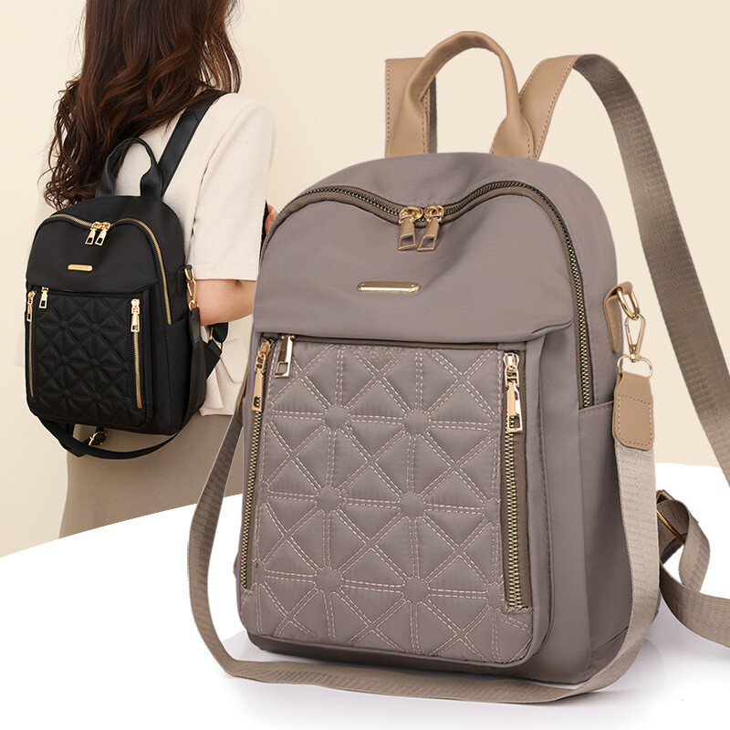 綾格子　キルティング　レディースファッション　リュック　バックパック　防水　OEM　バッグメーカー