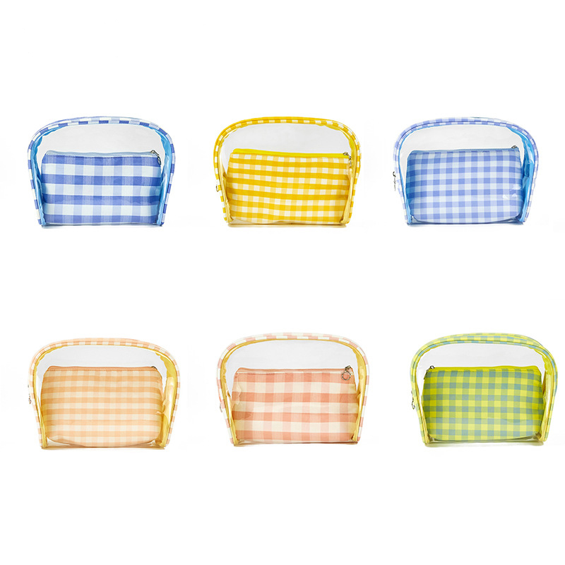 ins　化粧バッグ　セット　防水　高品質PVC　収納袋　収納バッグ