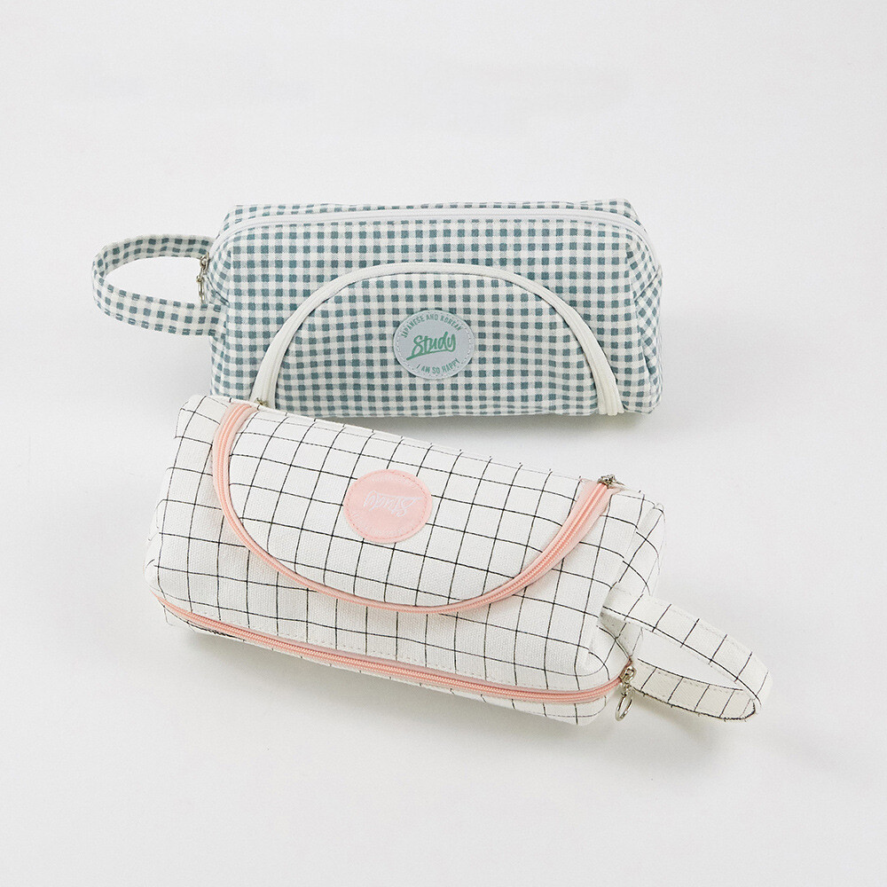 シンプル　鉛筆袋　文房具　学生収納　OEM　化粧品収納