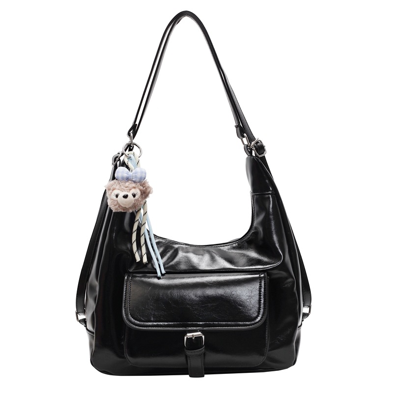 2025　新作　韓国風　手提げ&リュック　2way　光沢あり　ショルダーバッグ　