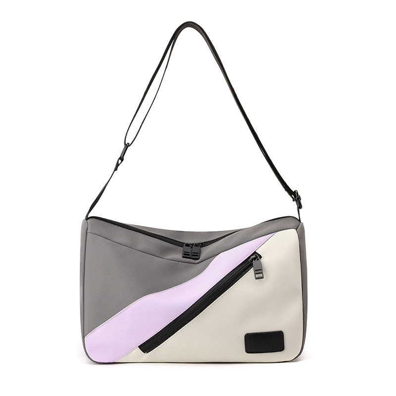 2025 ショルダーバッグ 軽量 配色　ファッション　スタイリッシュ　アウトドア　カジュアル　oem　バッグメーカー　バッグ工場