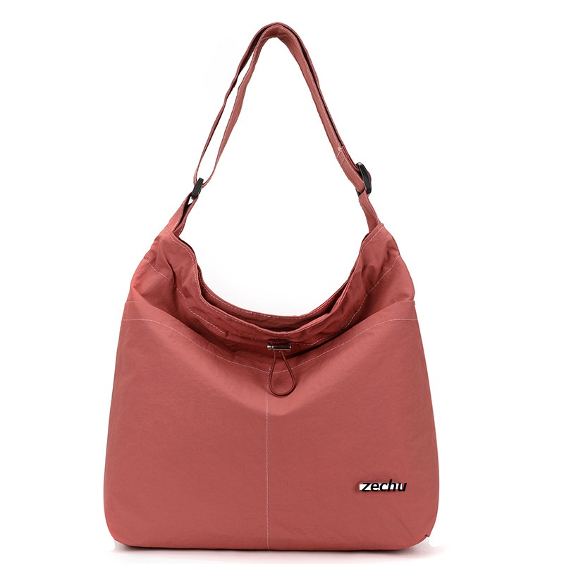 韓国風　レディース　巾着風　肩バッグ