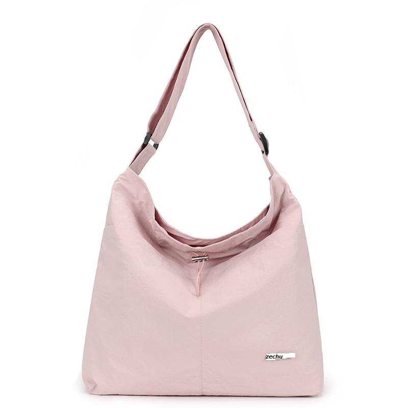 韓国風　レディース　巾着風　肩バッグ