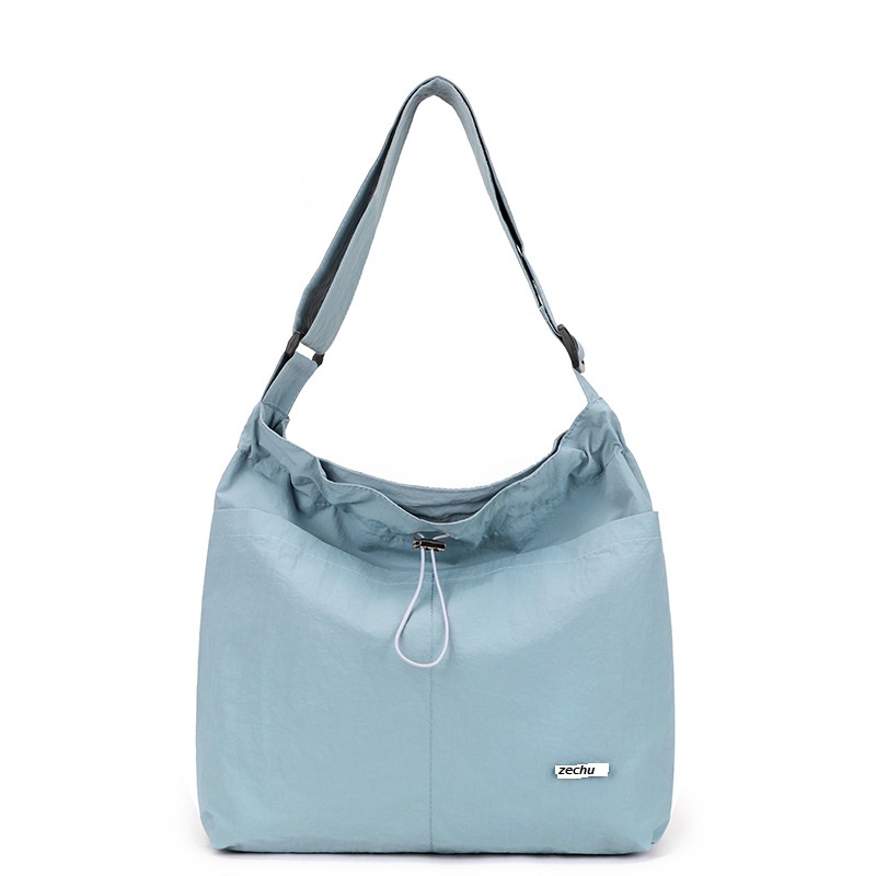 韓国風　レディース　巾着風　肩バッグ