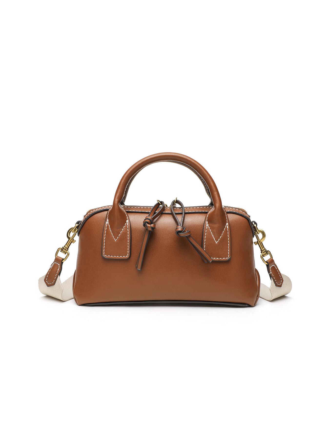 レディースバッグ マイクロトレンド ボウリングバッグ シンプルで多様にコーディネートできる おしゃれで高級感のある斜め掛け/手提げバッグ