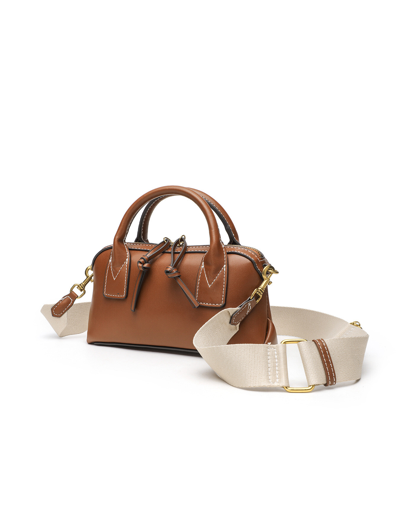 レディースバッグ マイクロトレンド ボウリングバッグ シンプルで多様にコーディネートできる おしゃれで高級感のある斜め掛け/手提げバッグ