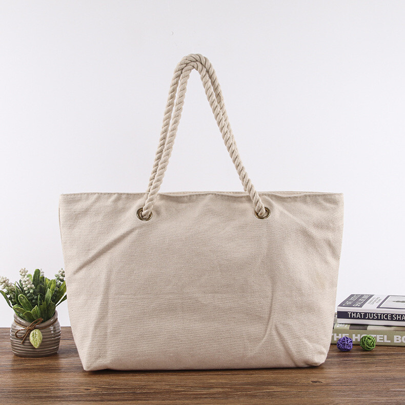 シンプルレトロなキャンバストートバッグ