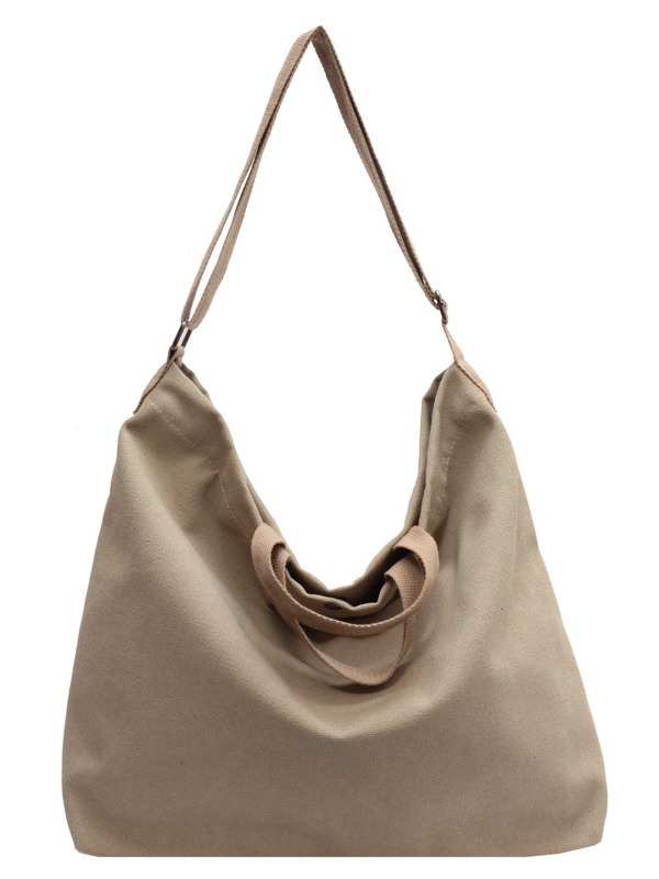 帆布バッグ レディース 2025新作 シンプル カジュアル 大容量 ショルダーバッグ 汎用 通勤 通学 斜めがけバッグ おしゃれ