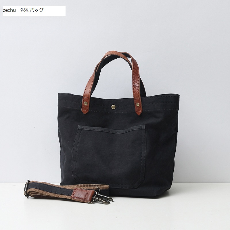 オリジナル 帆布トートバッグ 韓国風インスタ映えを意識したシンプルなマルチショルダーバッグ