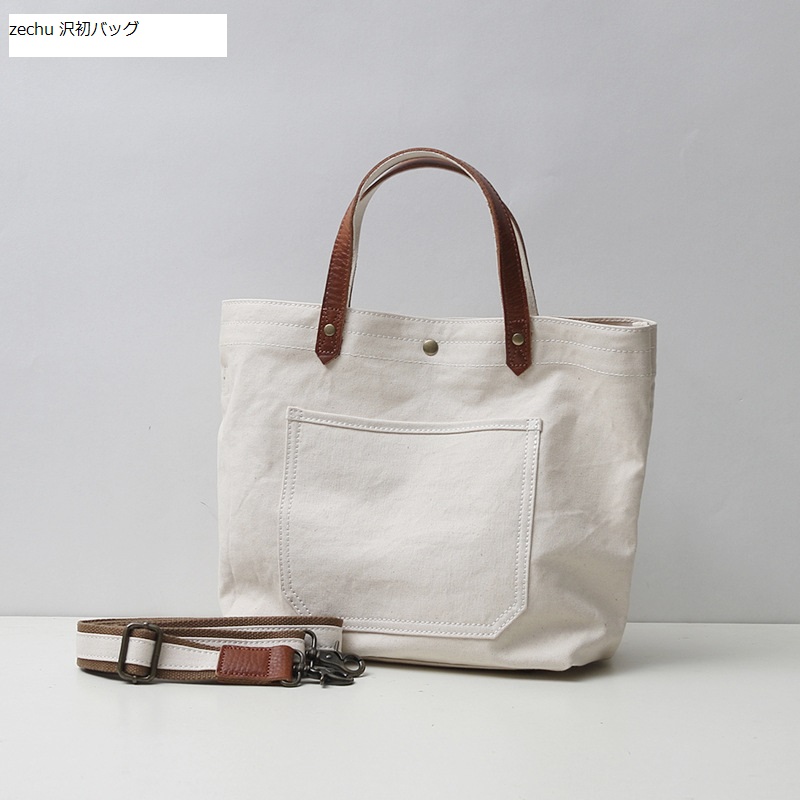 オリジナル 帆布トートバッグ 韓国風インスタ映えを意識したシンプルなマルチショルダーバッグ