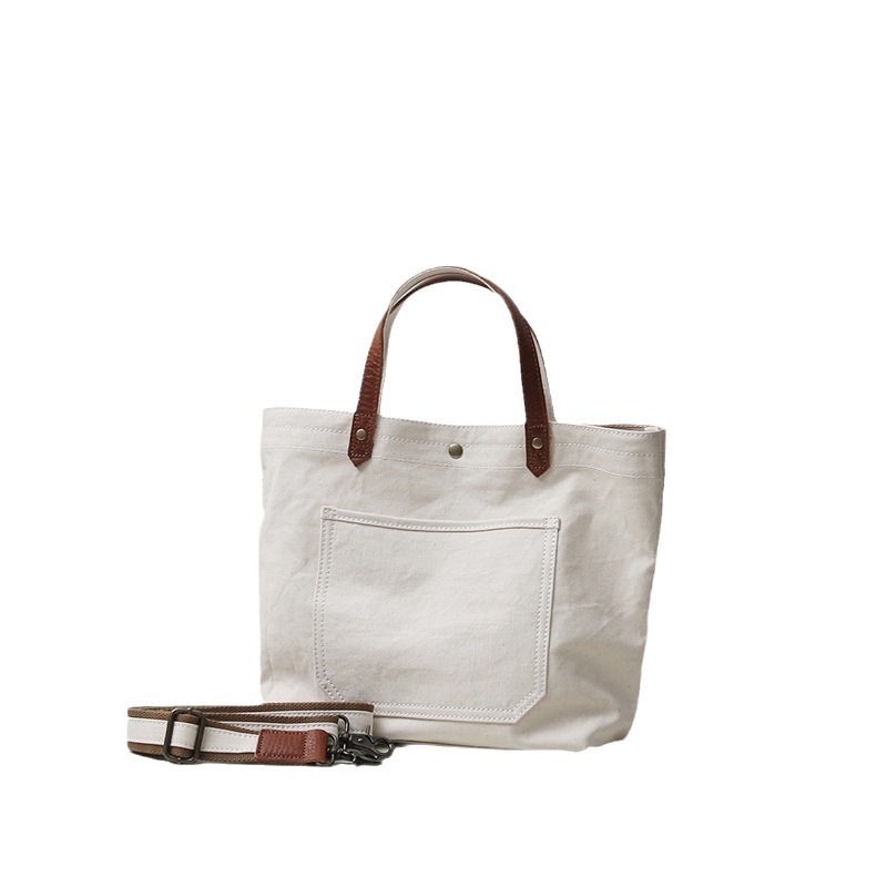 オリジナル 帆布トートバッグ 韓国風インスタ映えを意識したシンプルなマルチショルダーバッグ