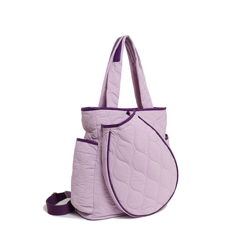 バドミントンバッグ テニスバッグ シングルショルダー ダブルショルダー ラケット収納 独立シューズポケット ピックルボールラケット専用バッグ