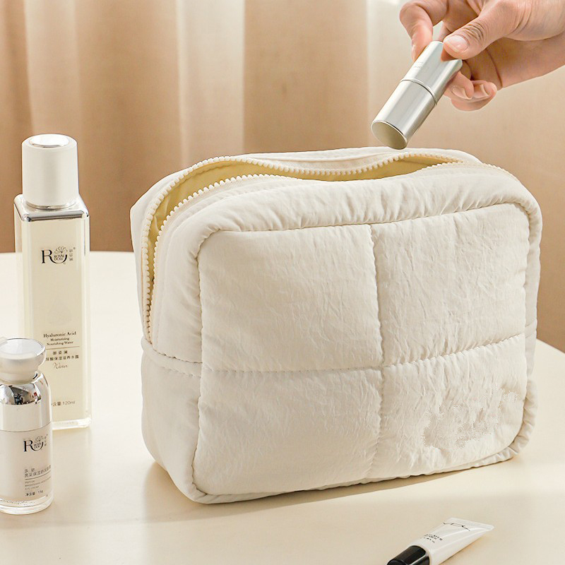 旅行用 ナイロン防水 化粧品・小物収納ポーチ 洗面用具 収納バッグ