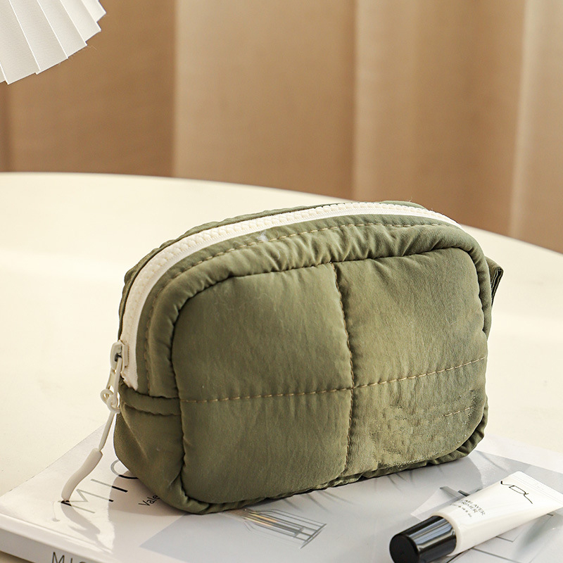 旅行用 ナイロン防水 化粧品・小物収納ポーチ 洗面用具 収納バッグ