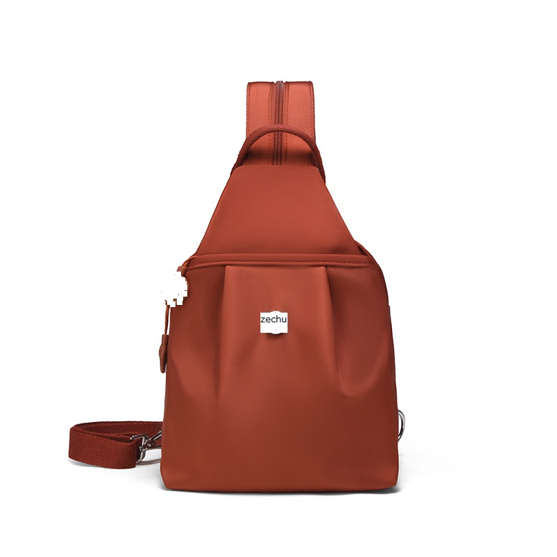 ミニ防水オックスフォード布リュックサック ユニセックス 2025新作 シンプルで使いやすい 防犯ボディーバッグ おしゃれな斜めがけバッグ