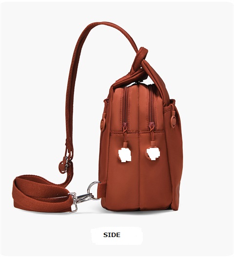 ミニ防水オックスフォード布リュックサック ユニセックス 2025新作 シンプルで使いやすい 防犯ボディーバッグ おしゃれな斜めがけバッグ