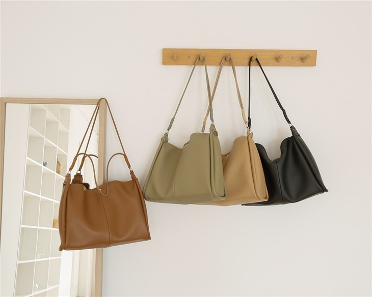 フェイクレザートートバッグハンドバッグレディース