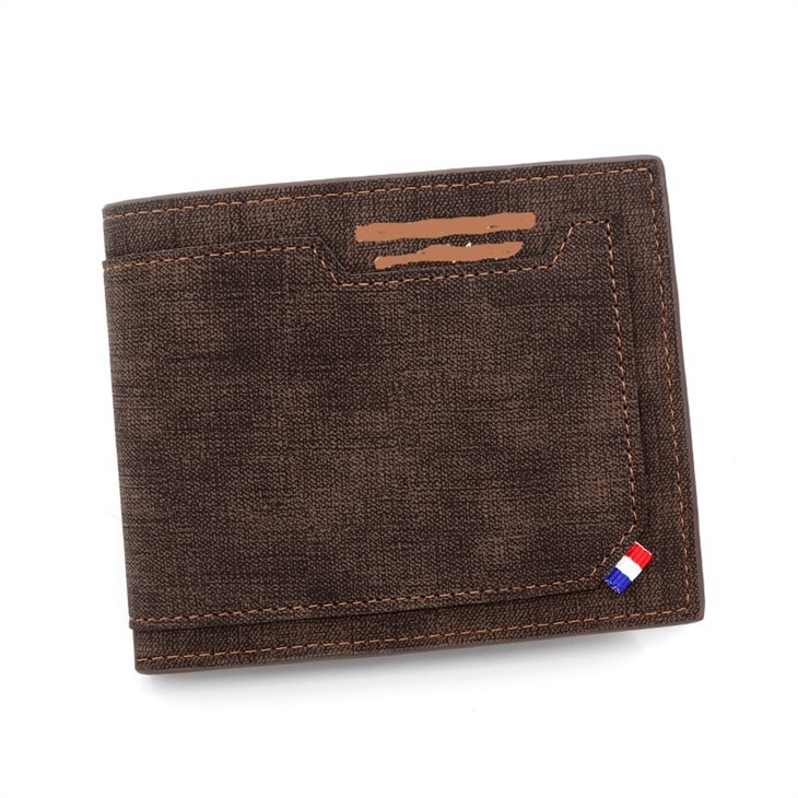 小さい財布 レザー コンパクトな三つ折り ミニ財布 小銭入れあり メンズ