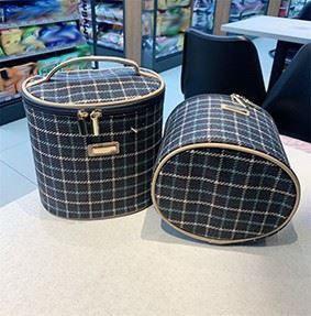 円筒メイクポーチ化粧品収納バッグ