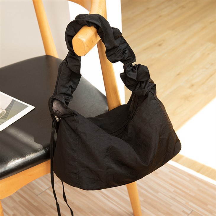 ハンドバッグ 手提げバッグ ショルダーバッグ ギャザーハンドル スピンドルハンドル